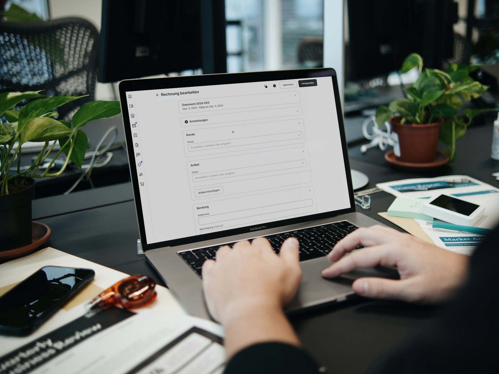 Legal-ops professional reviewing an AI contract analysis on a laptop